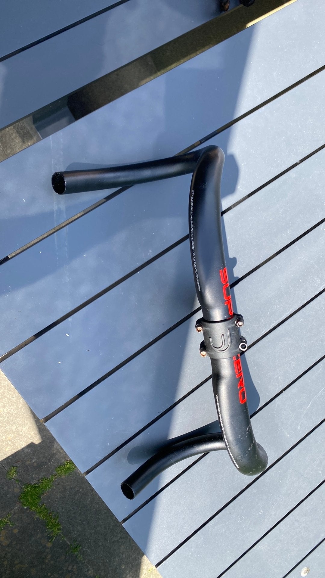Deda Superzero aluminium stuur en stuurpen, Ophalen, Gebruikt, Stuur, Aluminium