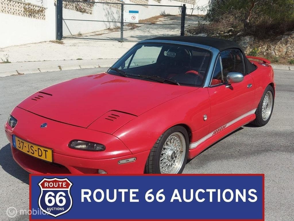 Mazda MX-5 | 1992 | Route 66 Auctions, Auto's, Overige carrosserieën, Zwart, Bedrijf, Handgeschakeld