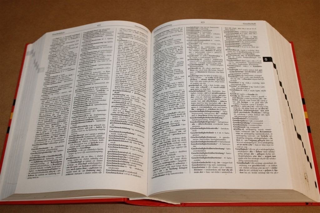 Stor Tysk-Norsk Ordbok — Duits-Noors Woordenboek 2011, Ophalen of Verzenden, Gelezen, Van Dale, Duits