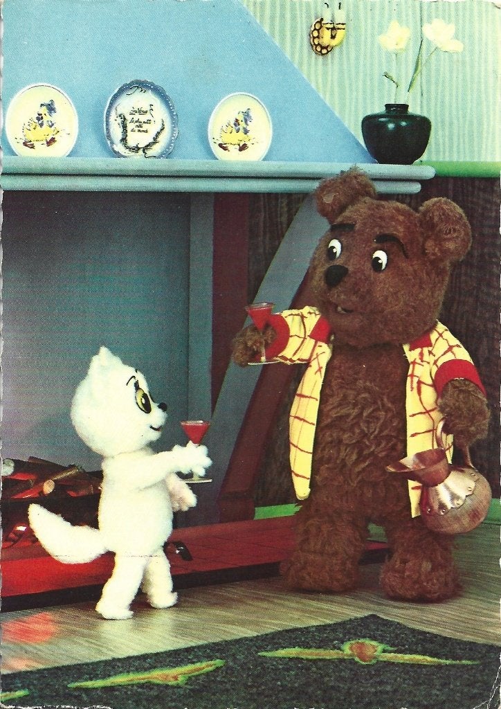 Marten Toonder-Olie B Bommel en Tom Poes - oud uit 1965, Ophalen of Verzenden, 1960 tot 1980, Gelopen, Overige thema's