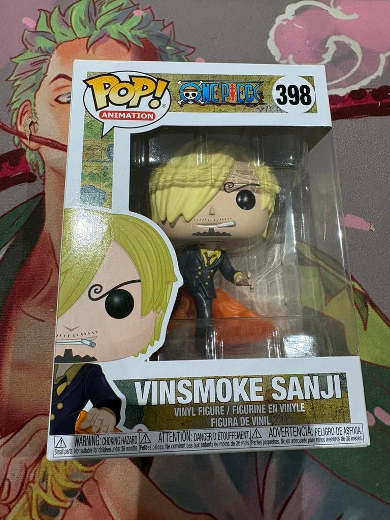 Funko Pop!Vinsmoke Sanji #398 One Piece Vinyl Figure, Funko Europe, Ophalen of Verzenden, Zo goed als nieuw, 4th floor, 1 Queen Caroline St, London W6 9YN, Verenigd Koninkrijk