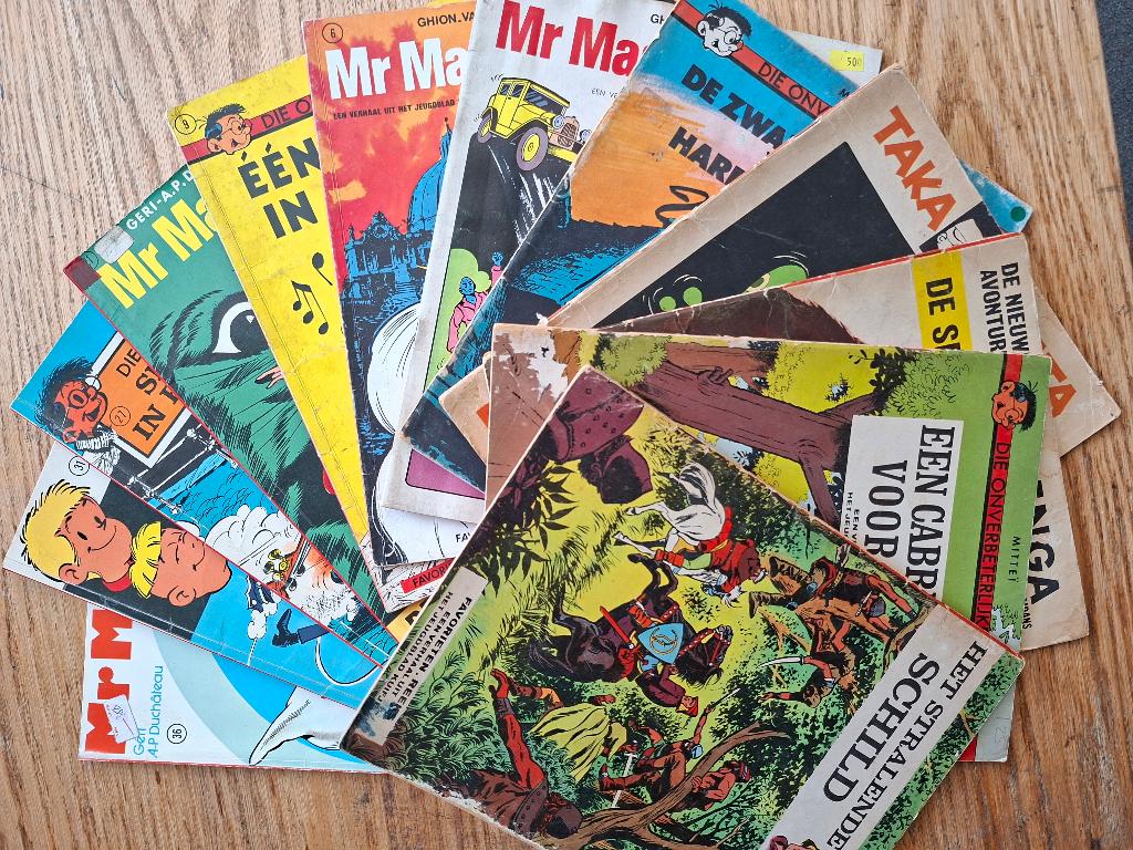 Favorietenreeks 12x strips uit Kuifje ook los te koop, ruil, Meerdere stripboeken, Ophalen of Verzenden, Gelezen