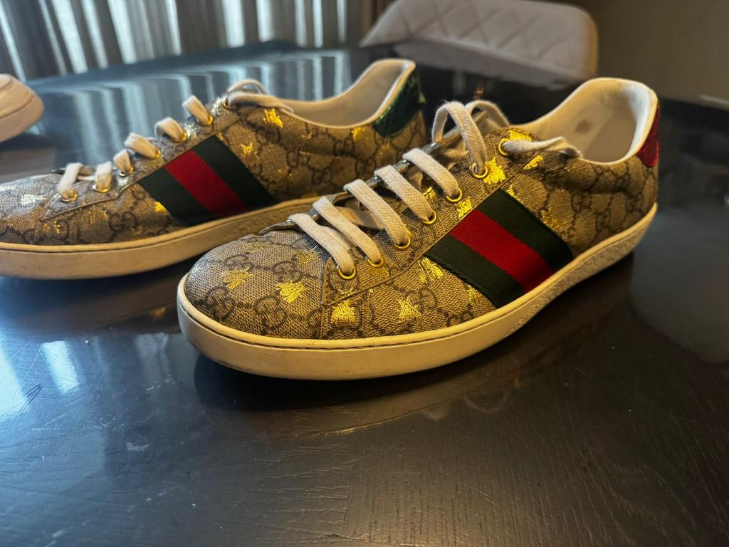 Gucci schoenen, Kleding | Heren, Schoenen, Ophalen of Verzenden, Gedragen, Overige kleuren, Sneakers of Gympen