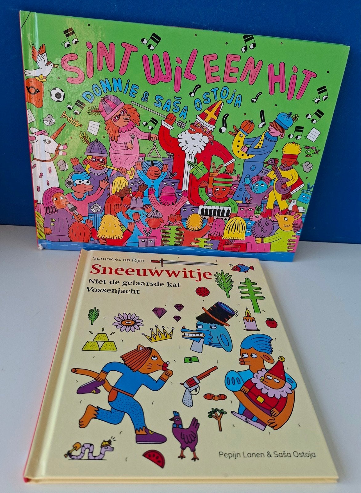 Boeken illustraties Saŝa Ostoja/Pepijn Lanen & Donnie, Boeken, Ophalen of Verzenden, Zo goed als nieuw