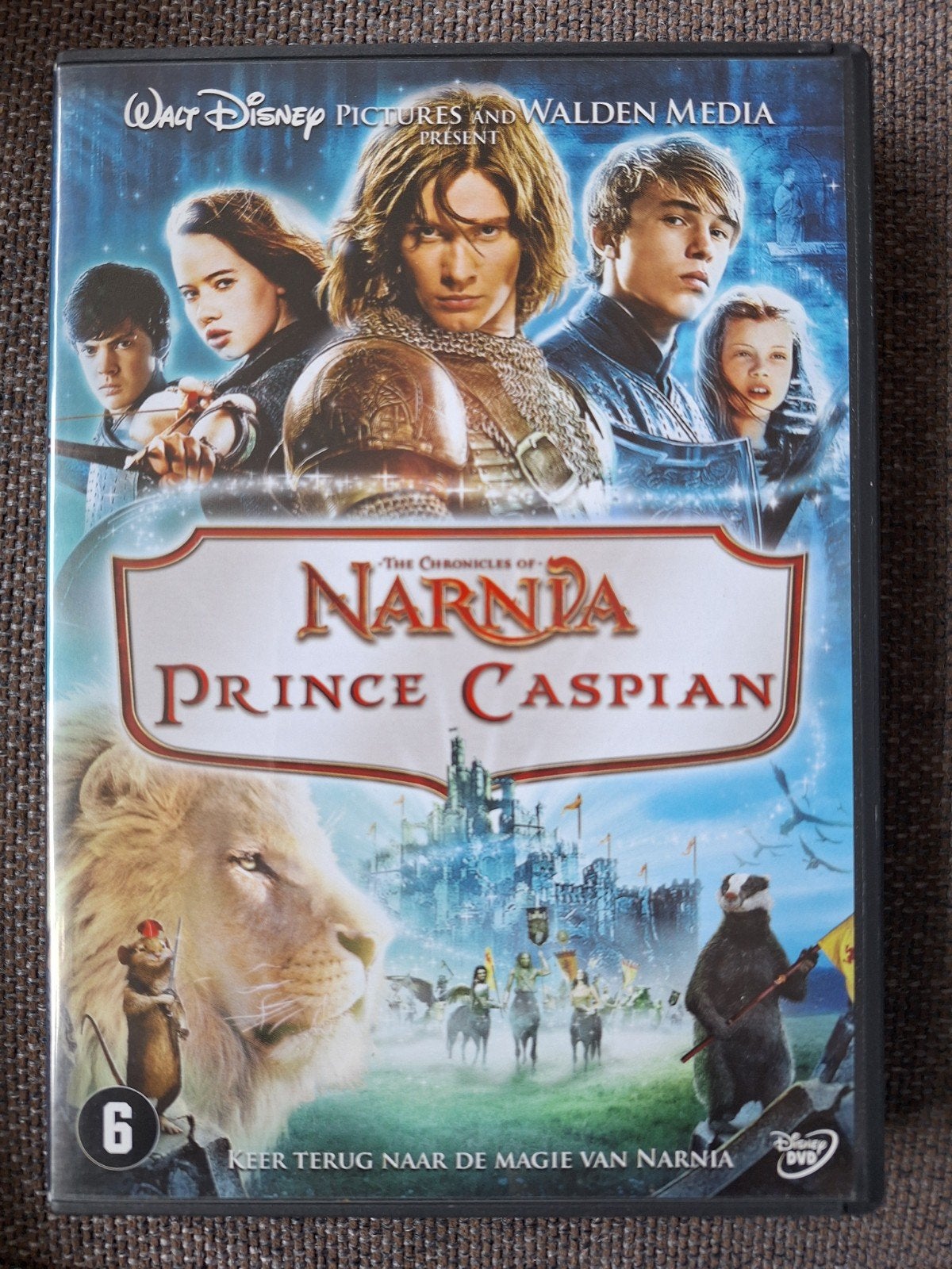 Disney DVD's: Narnia, Maleficent, Enchanted (4 stuks), Gebruikt, Nederlands, Ophalen of Verzenden, Inclusief doosje