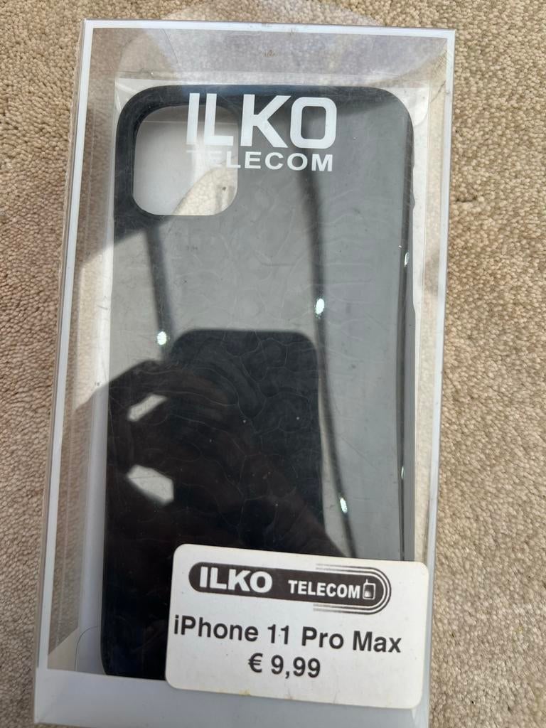 ILKO Telecom Hoesje voor iPhone 11 Pro Max - Zwart, Zwart, Overige merken, Nieuw, Hoesje of Tasje