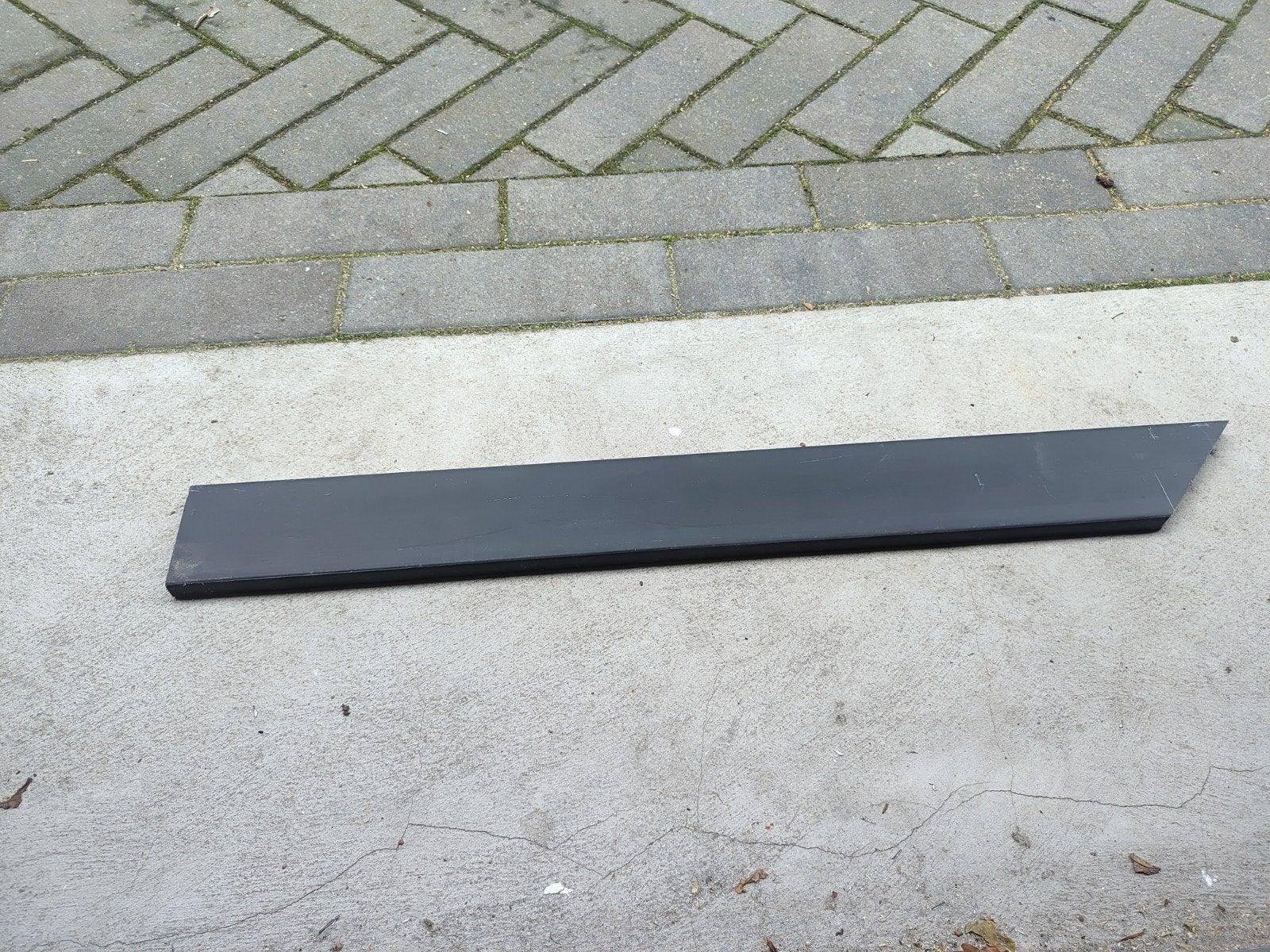 holonite doche dorpel zwart antraciet 74x9x2 mat, 60 cm of meer, Hardsteen, 60 cm of meer, Overige typen
