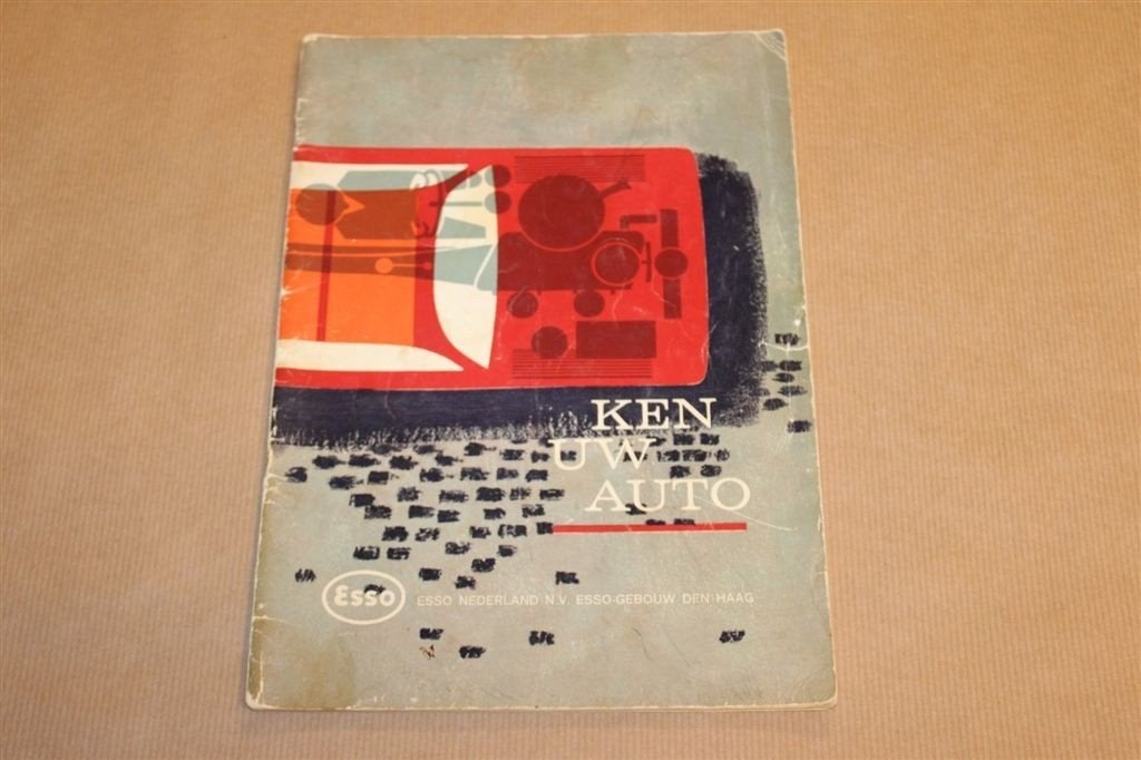 Ken Uw Auto — Werking & Constructie Esso 1963 Vintage Boek, Ophalen of Verzenden