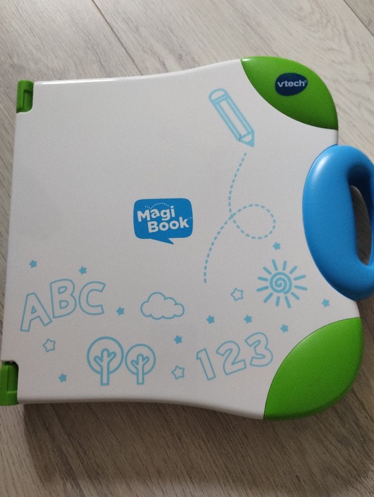 Vtech Magibook incl boekje Maak kennis met de wetenschap, Ophalen of Verzenden, Gebruikt, Elektronica, Met geluid