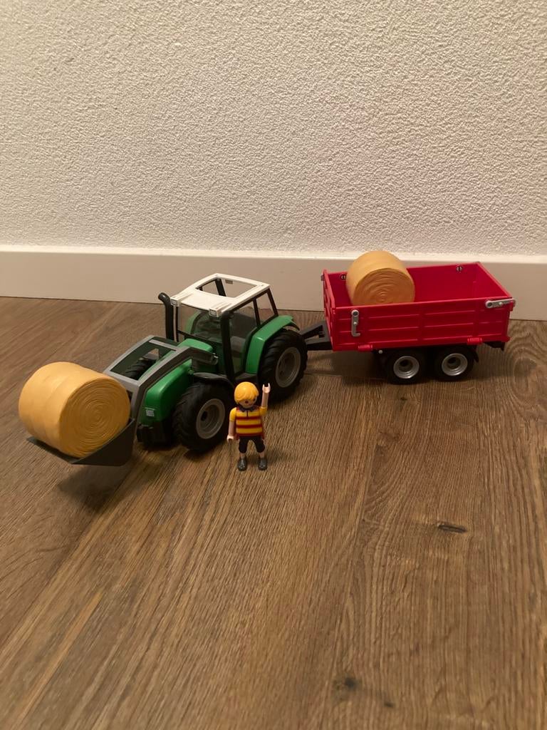 Playmobil 6130 tractor, Kinderen en Baby's, Speelgoed | Playmobil, Ophalen, Zo goed als nieuw, Complete set