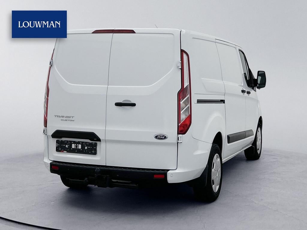 Ford Transit Custom 280 2.0 TDCI L1H1 Automaat Carplay Trekh, Stof, Euro 6, Met garantie (alle), Wit