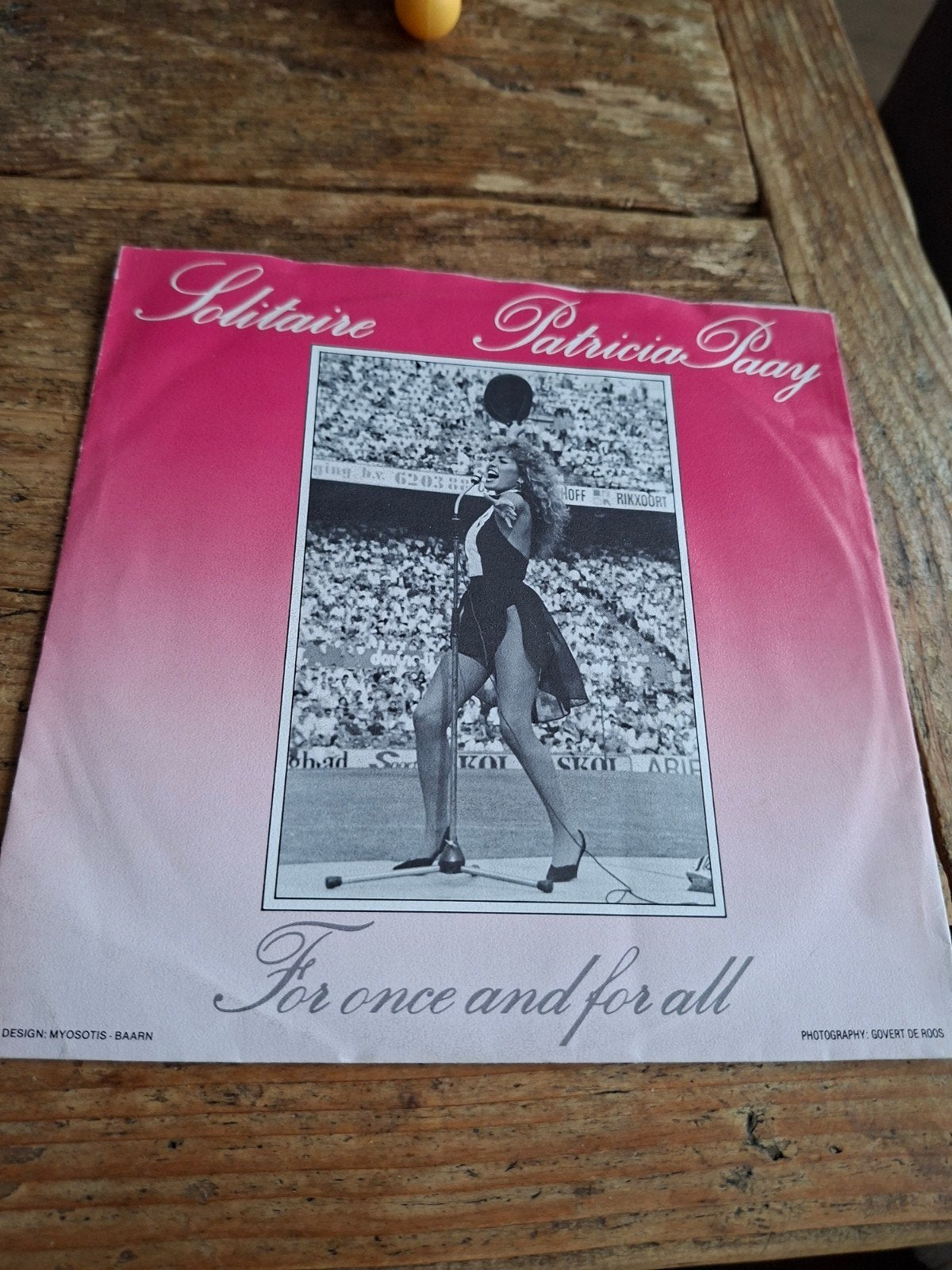 Patricia Paay - Solitaire / For Once And For All, Gebruikt, 7 inch, Ophalen of Verzenden, Pop