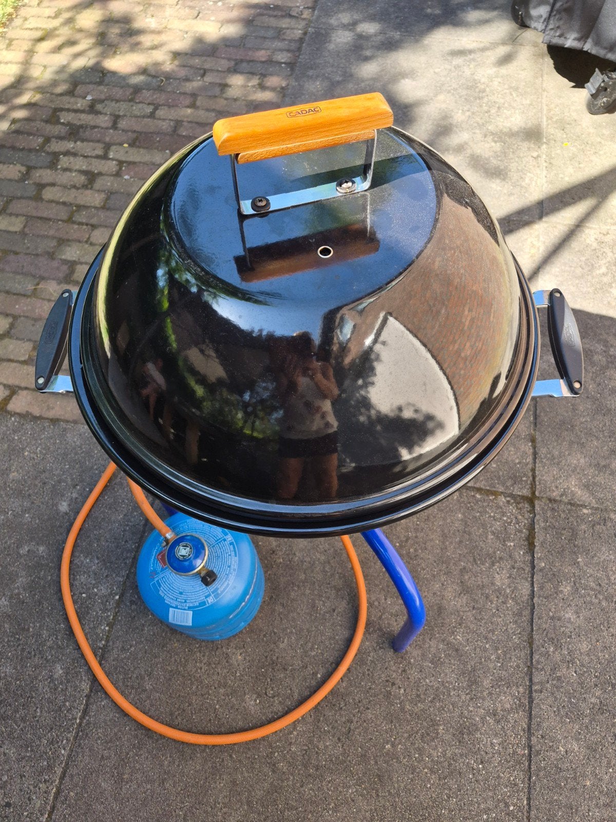 Skottelbraai van Cadac, Ophalen, Gebruikt