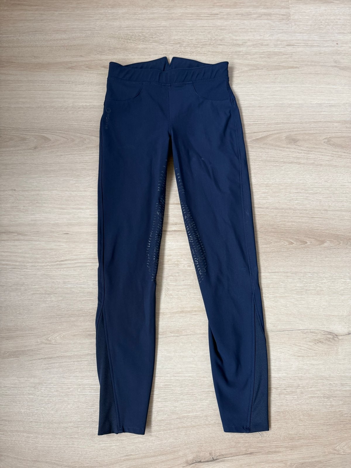 Donker blauwe Montar rijbroek maat 36, Dieren en Toebehoren, Blauw, Dressuur, Zo goed als nieuw, Met grip
