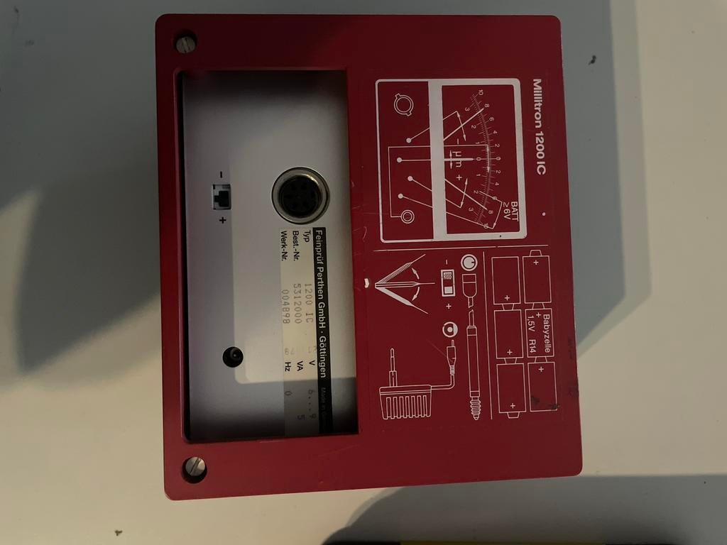 Millitron 1200IC meetapparaat, Doe-het-zelf en Verbouw, Meetapparatuur, Ophalen of Verzenden, Gebruikt, Overige meters