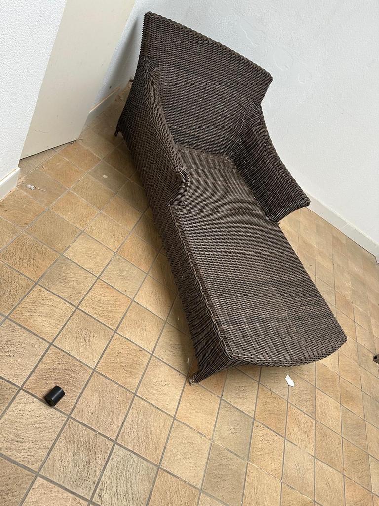 4 Seasons ligbed - Zo goed als nieuw., Ophalen of Verzenden, Zo goed als nieuw, Wicker, Verrijdbaar