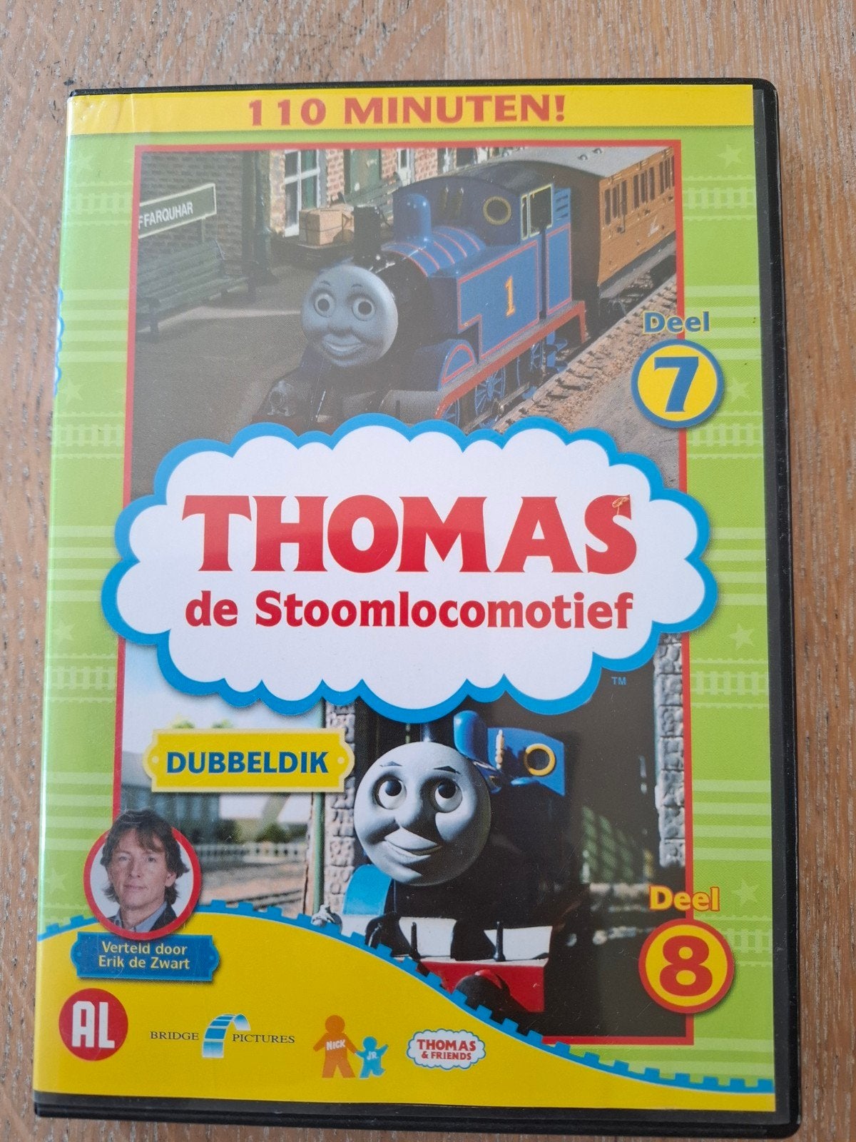 Thomas de Stoomlocomotief Dubbeldik Deel 7 & 8 DVD, Cd's en Dvd's, Gebruikt, Verzenden, Alle leeftijden, Tv-serie