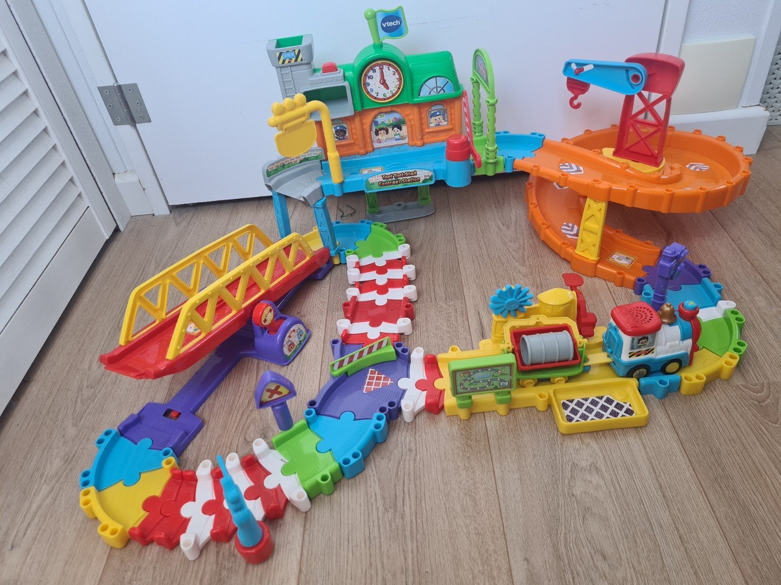 VTech Toet Toet Auto's Treinstation en Garage Speelset, Ophalen, Gebruikt