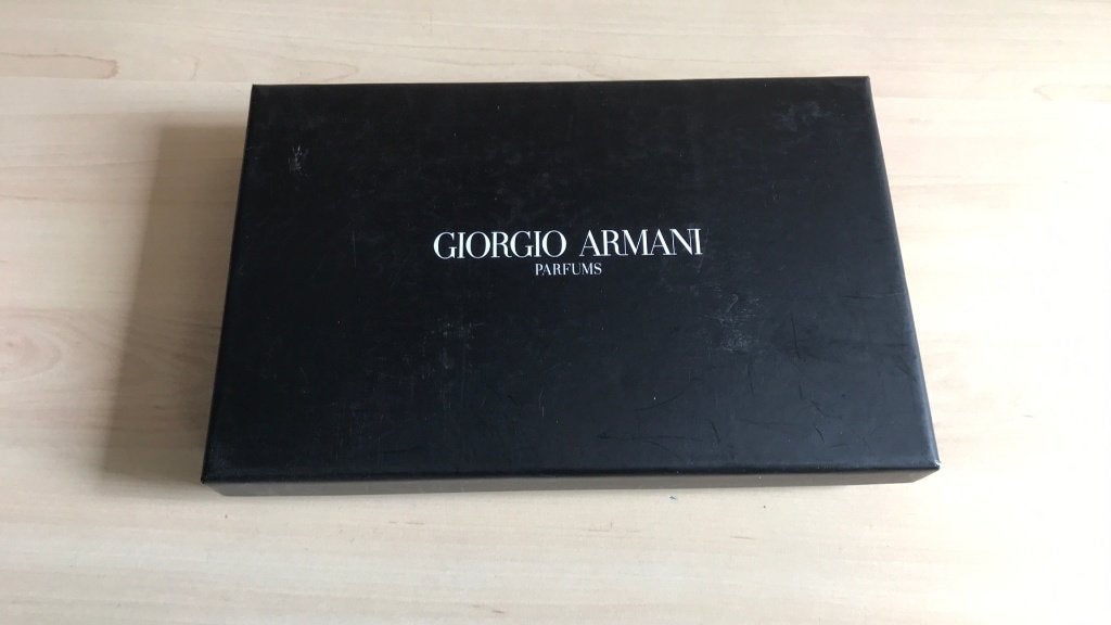 Giorgio Armani zwart toilettasje nieuw, Ophalen of Verzenden, Nieuw, Zwart, Dame