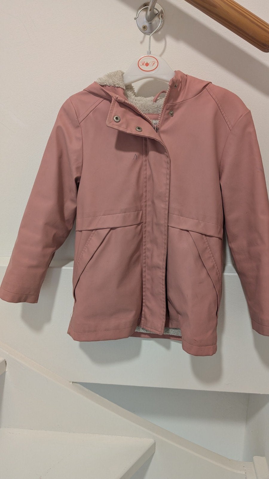 roze Regen jas voor meisjes, Primark, Ophalen, Gedragen, Roze