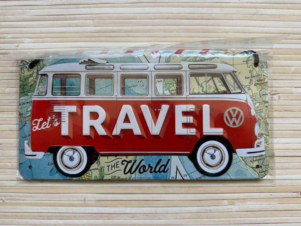 Volkswagen retro wandbordjes, Ophalen of Verzenden, Nieuw, Auto's