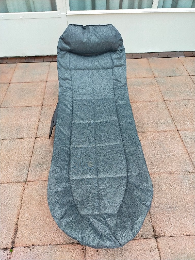Logeerbed Grijs, Ophalen, Verstelbaar, 190 cm of minder, Zo goed als nieuw