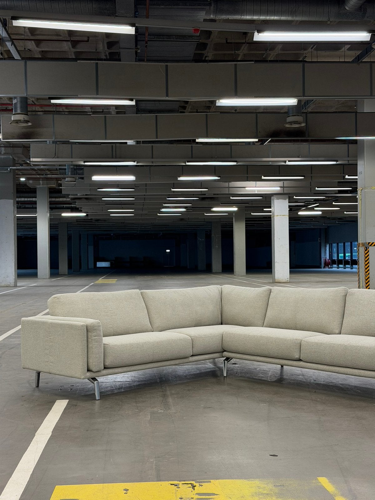Leolux Bellice Hoekbank | Beige | NIEUWSTAAT + Garantie, Bank Hoekbank Bankstel Bankje Loungebank Banken Chaise Lounge., Overige materialen