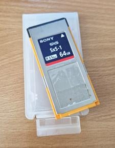 Geheugenkaart SXS 64 GB, Gebruikt, Videocamera, Ophalen of Verzenden, Sony