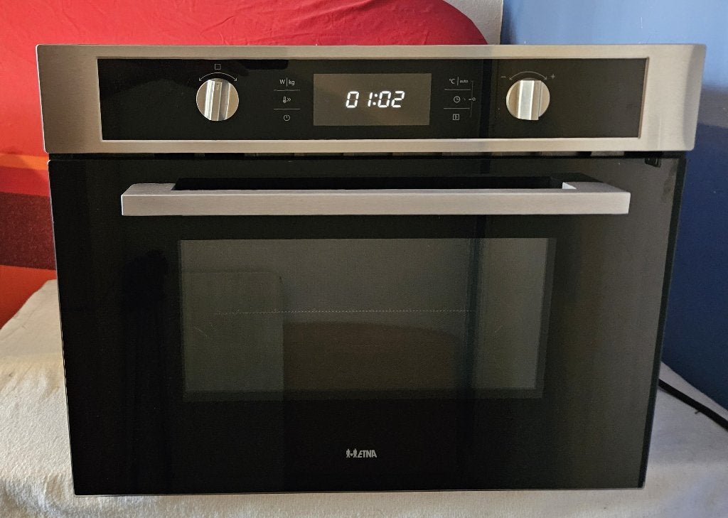 Inbouw combi oven met magnetron van ETNA CM244ZT, Ophalen, Minder dan 45 cm, Gebruikt, Combi-oven