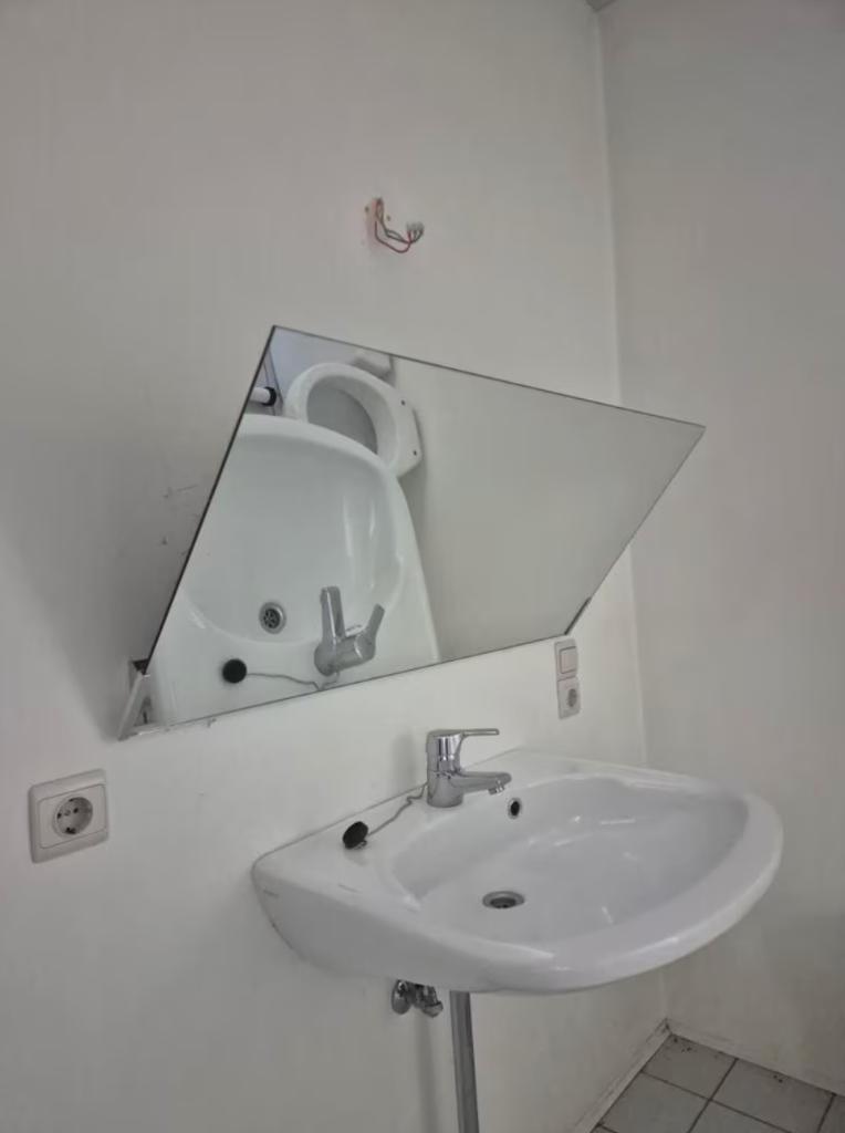Kantelbare spiegel rolstoelgebruiker 100x50, Ophalen, Zo goed als nieuw, 100 tot 125 cm, Minder dan 100 cm