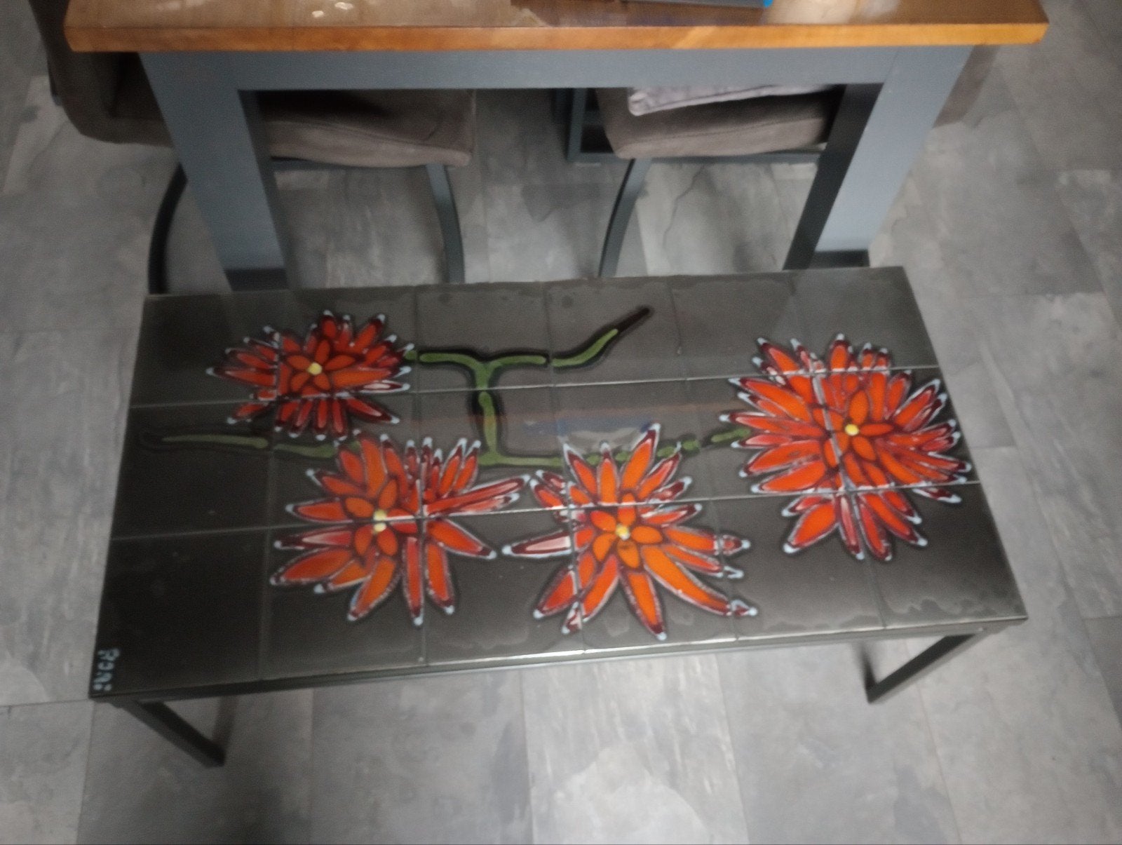 vintage tafeltje, Ophalen
