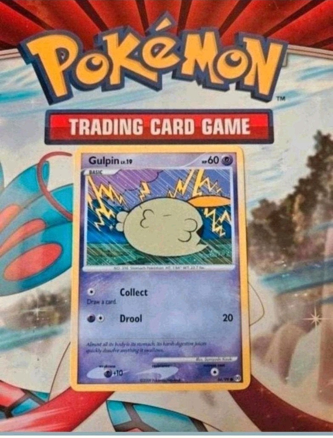Gulpin 66/99 Platinum Arceus set pokemon kaart, Ophalen of Verzenden, Gebruikt, Losse kaart