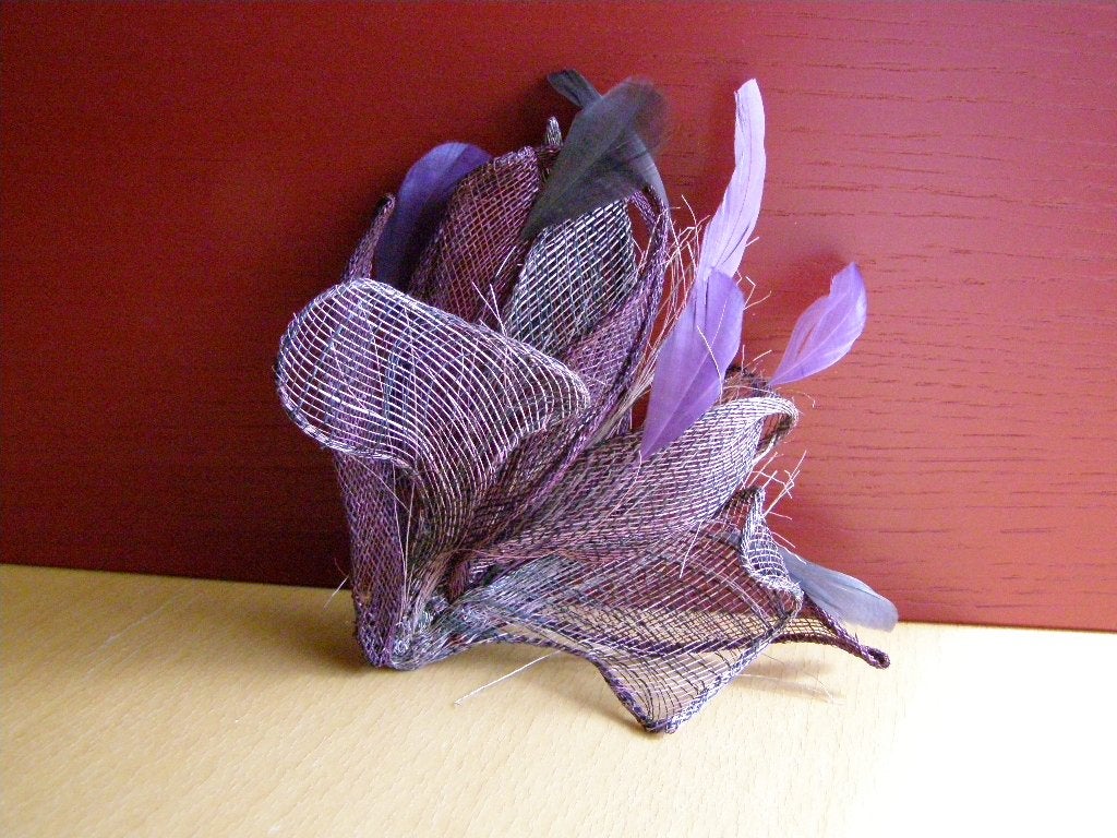 Feestelijke Hoofdtooi / Haarversiering met Klem - 16x15 cm, Ophalen of Verzenden, Nieuw, Haarspeld