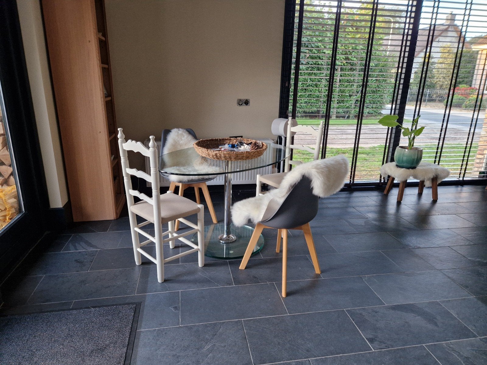 Draenert Ovale glazen salontafel 130x80 cm, Ophalen, 50 – 75, 100 tot 150 cm, 50 tot 100 cm