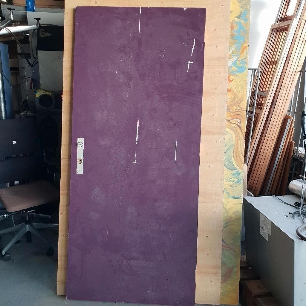 massieve binnendeur binnenkant spaanplaat 211,5x93 cm, Ophalen, Gebruikt, 80 tot 100 cm, Binnendeur