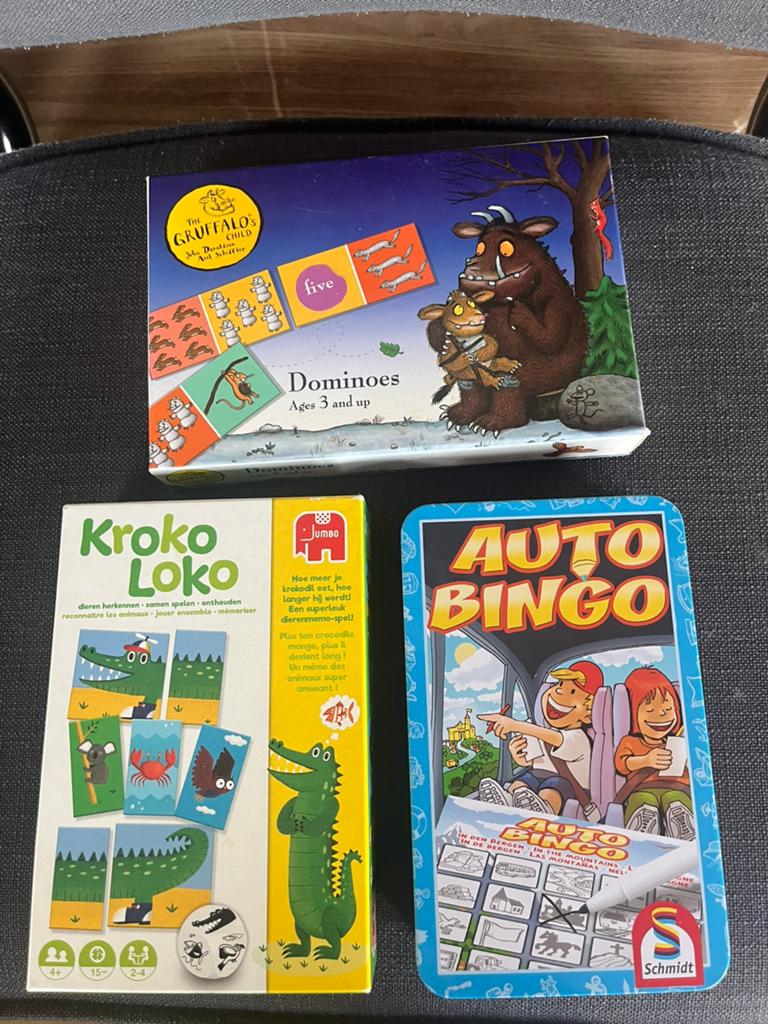3 spelletjes, Ophalen, Zo goed als nieuw