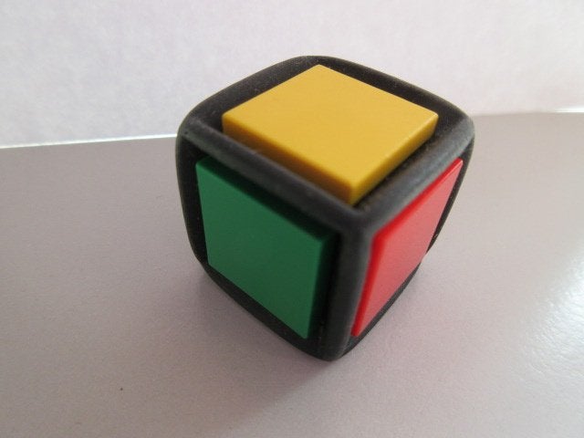 nr. 1274, Dobbelsteen met 6 tegels., Ophalen of Verzenden, Zo goed als nieuw, Lego