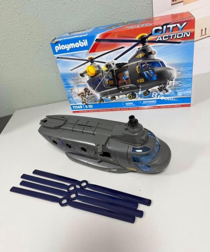 Playmobil 71149 - Los Losse Helikopter body - City action, Los playmobil, Ophalen of Verzenden, Zo goed als nieuw, H
