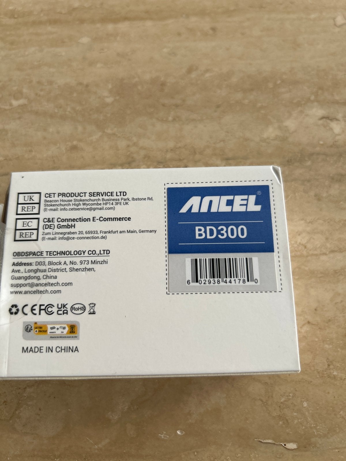 ANCEL BD300 Draadloze Bluetooth Diagnostische Scanner, Auto diversen, Ophalen of Verzenden, Nieuw