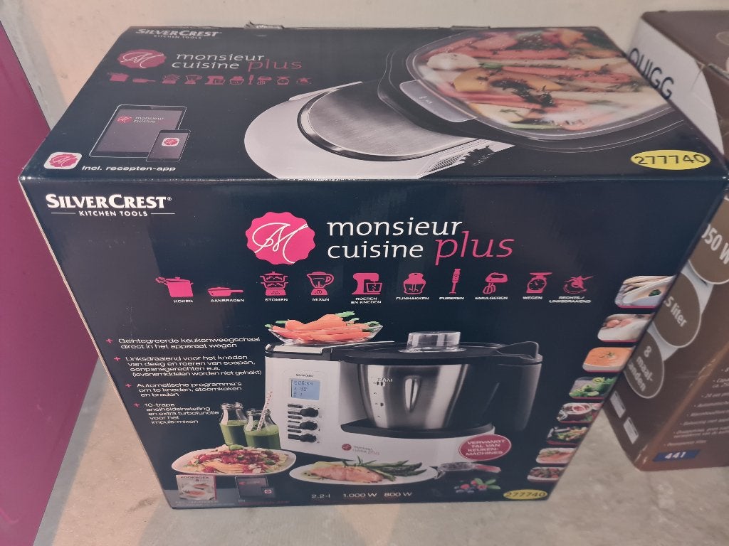 Silvercrest Monsieur Cuisine Plus - Nieuw in doos!, Witgoed en Apparatuur, Keukenmixers, 4 liter of meer, Ophalen of Verzenden