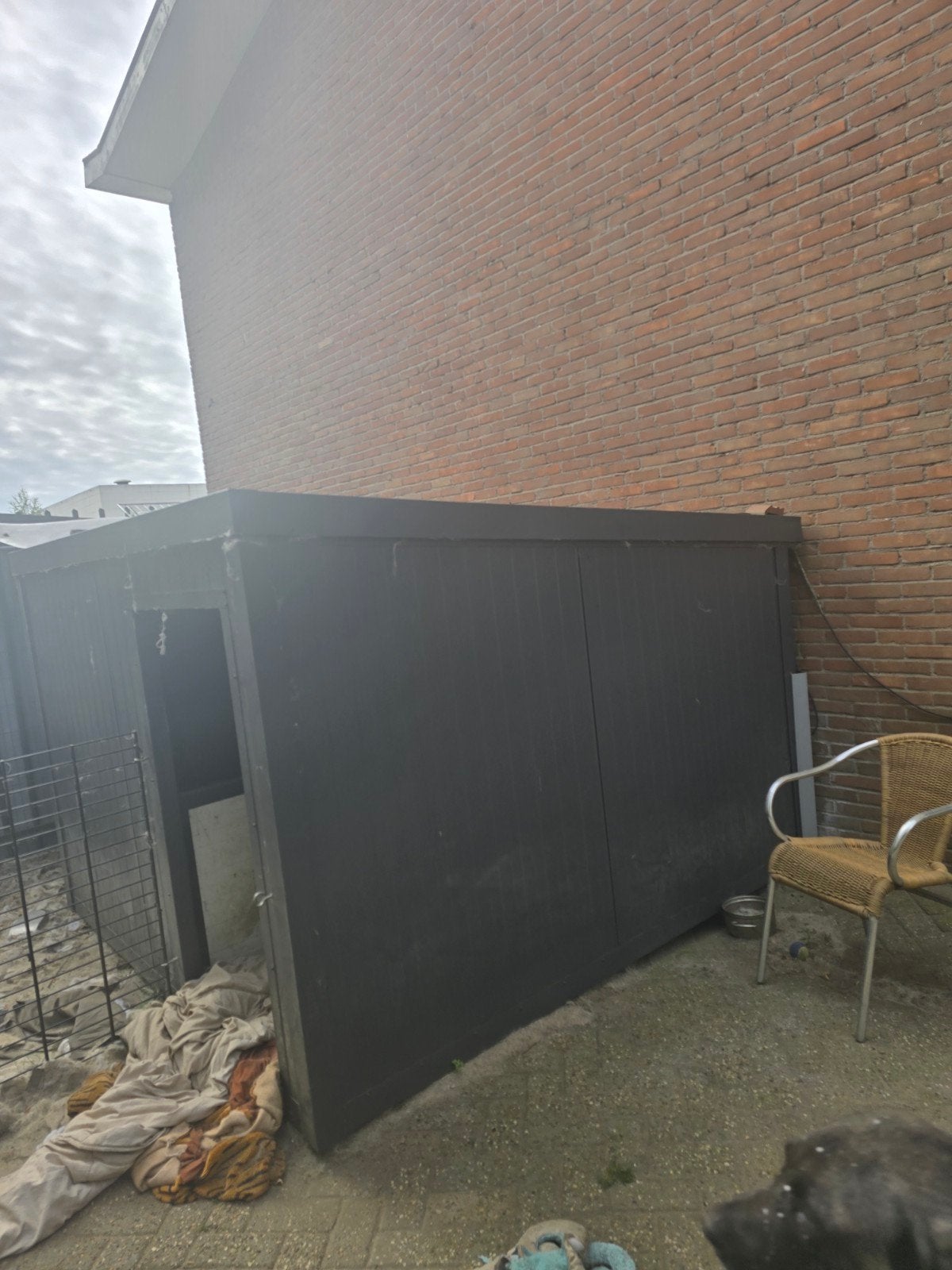 buitenverblijf, Dieren en Toebehoren, Hondenhokken, Ophalen of Verzenden, 110 cm of meer