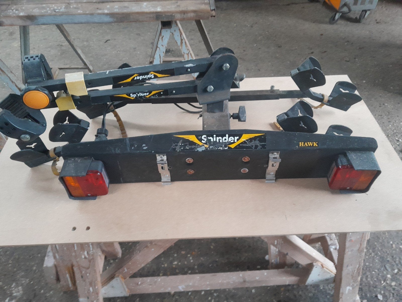 Spinder Hawk fietsen drager voor trekhaak, Auto diversen, Ophalen