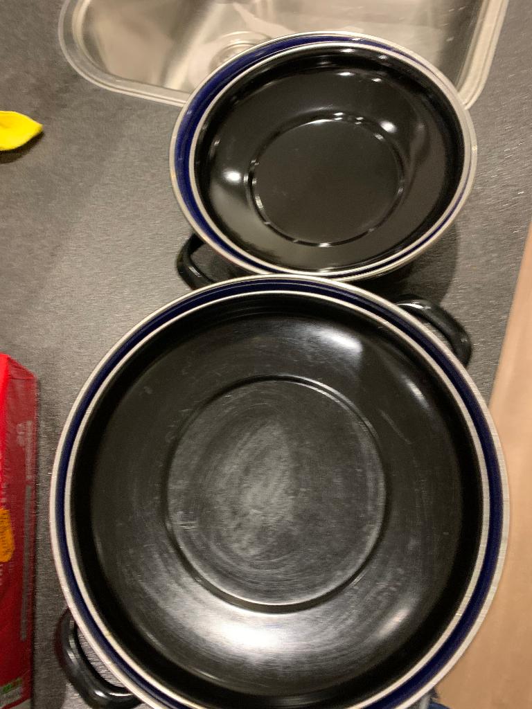 Te koop 2 braadpannen, Ophalen of Verzenden, Gebruikt, Overige materialen