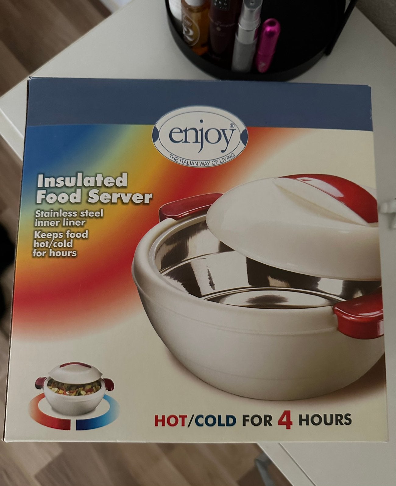 Geisoleerde voedsel bak nieuw voor warm en koud, Ophalen of Verzenden, Zo goed als nieuw