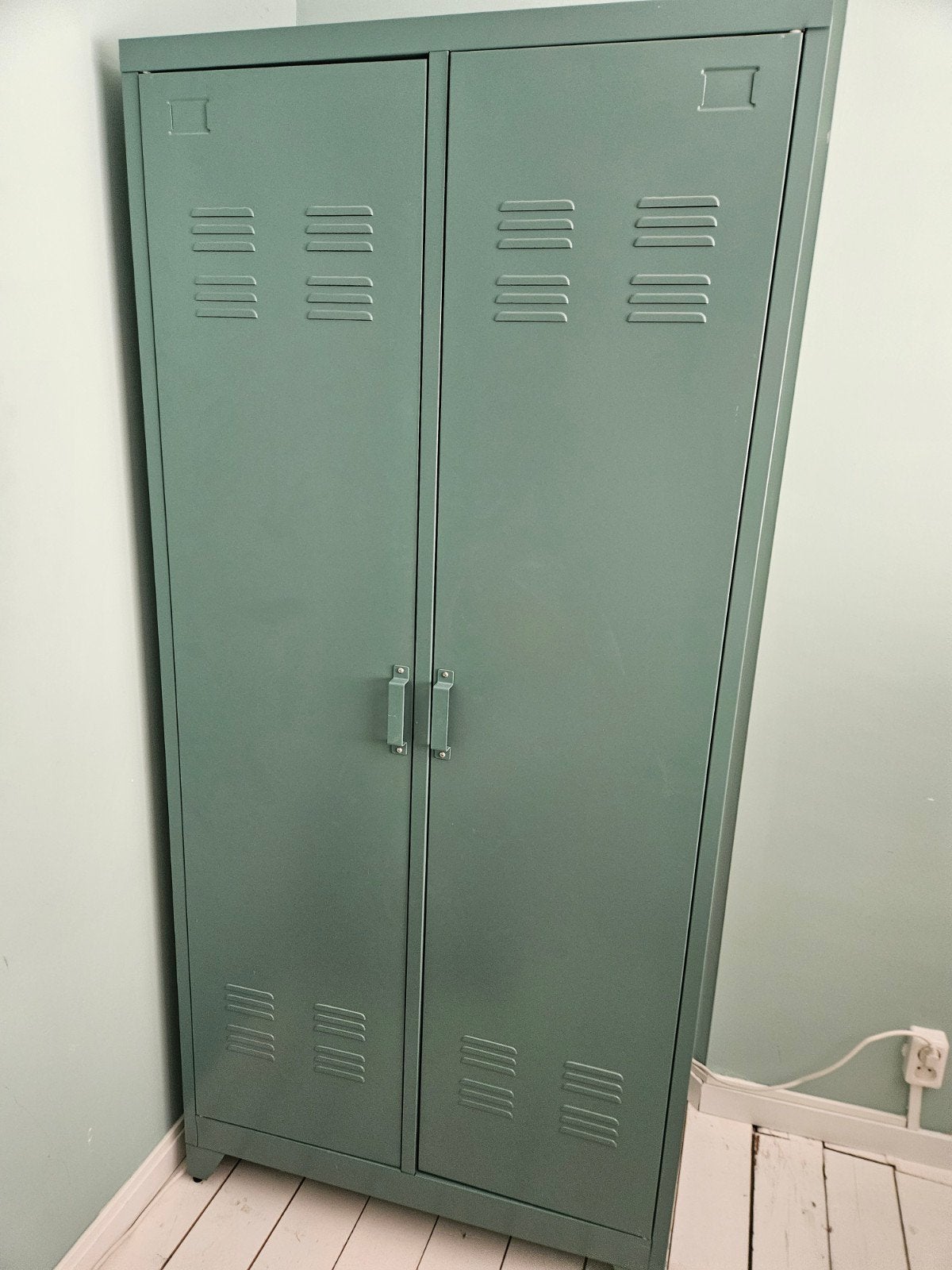 Metalen kledingkast/locker - eucalyptus groen van La Redoute, Ophalen, Met deur(en), Industrieel, Modern, 50 tot 100 cm