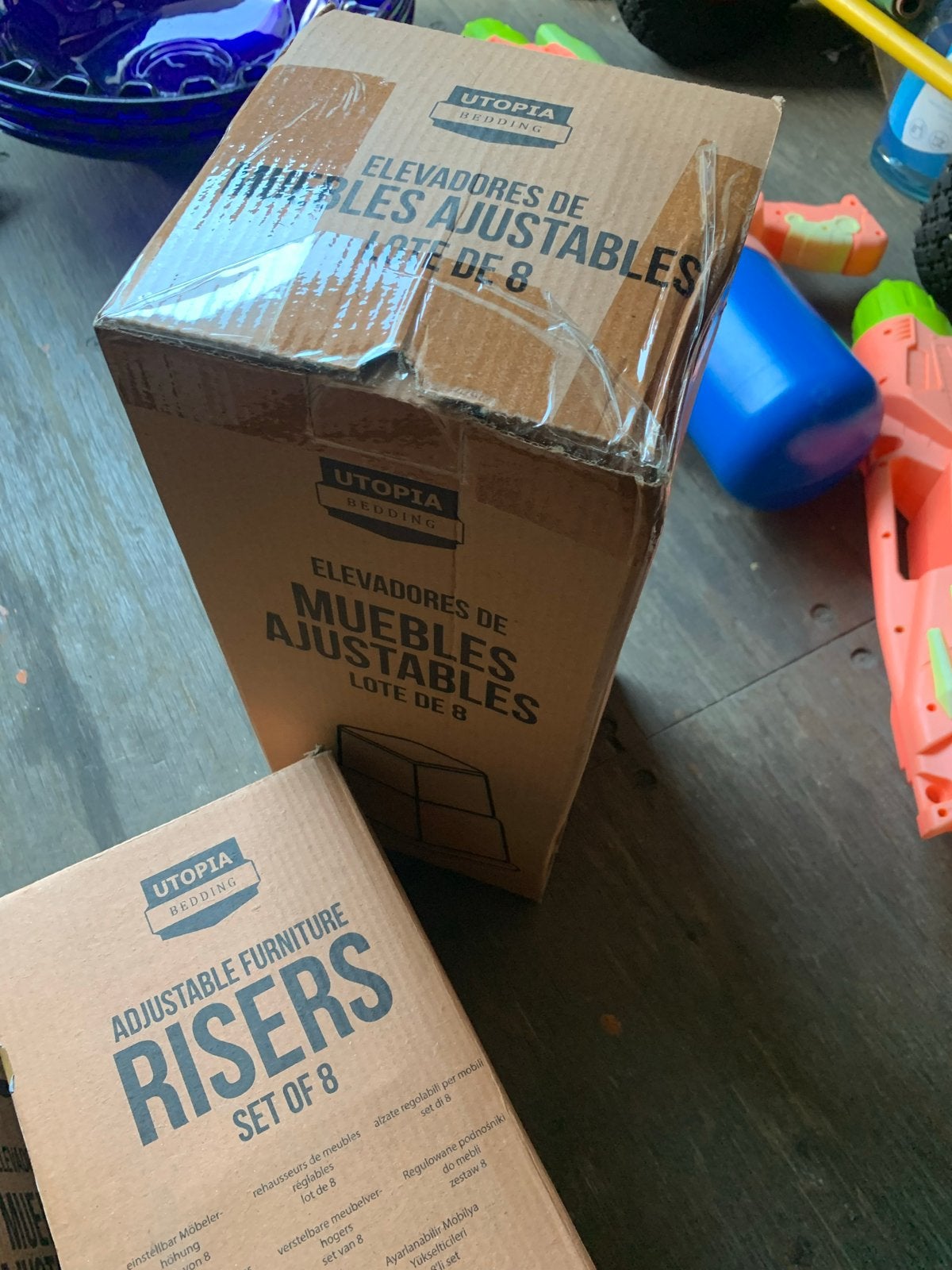 Utopia Bedding Verstelbare Meubelverhogers - Set van 8, Ophalen of Verzenden, Nieuw