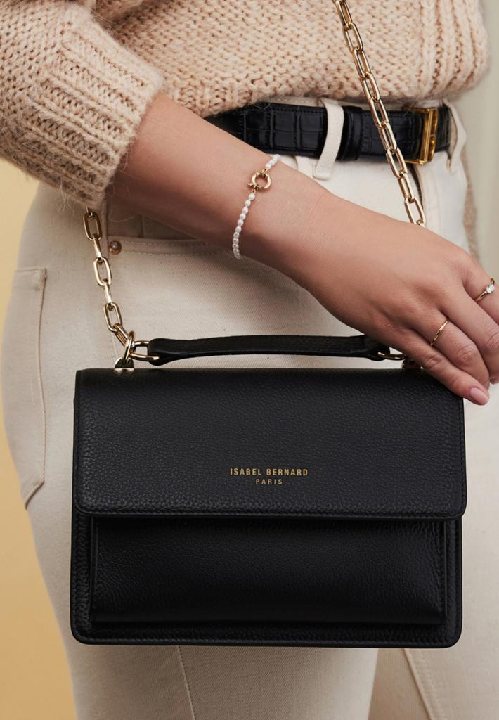 Isabel Bernard Femme Forte Valerie - Schoudertas - black, Sieraden, Tassen en Uiterlijk, Tassen | Damestassen, Ophalen of Verzenden