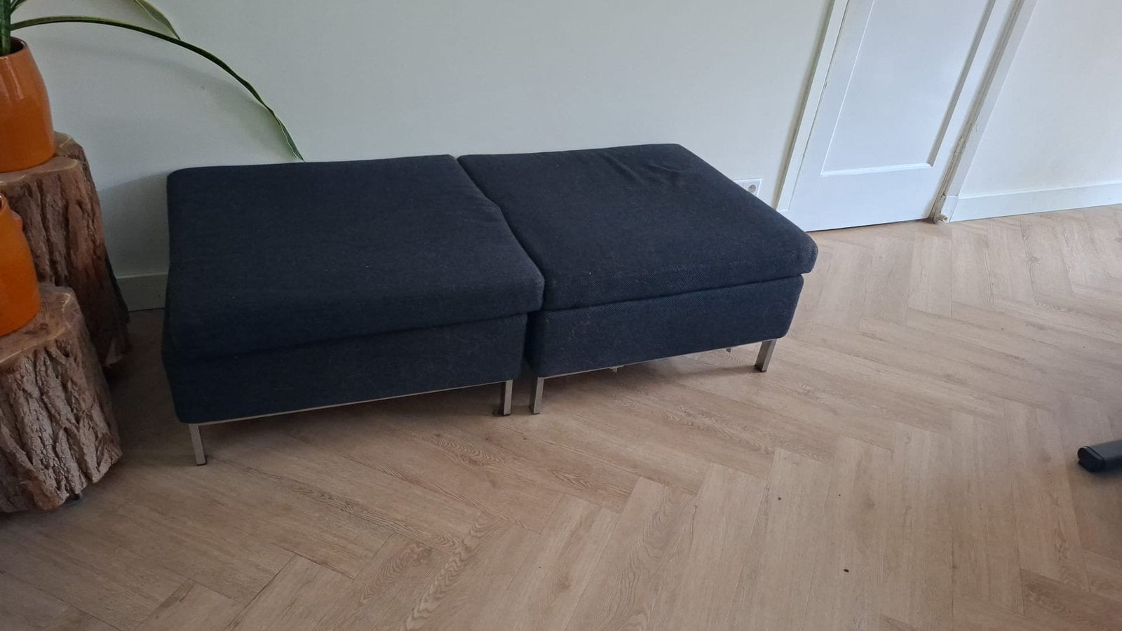 Gelderland poef / hocker 6510 met certificaat, Kvadrat stof, Ophalen, Design, 75 tot 100 cm, Zo goed als nieuw
