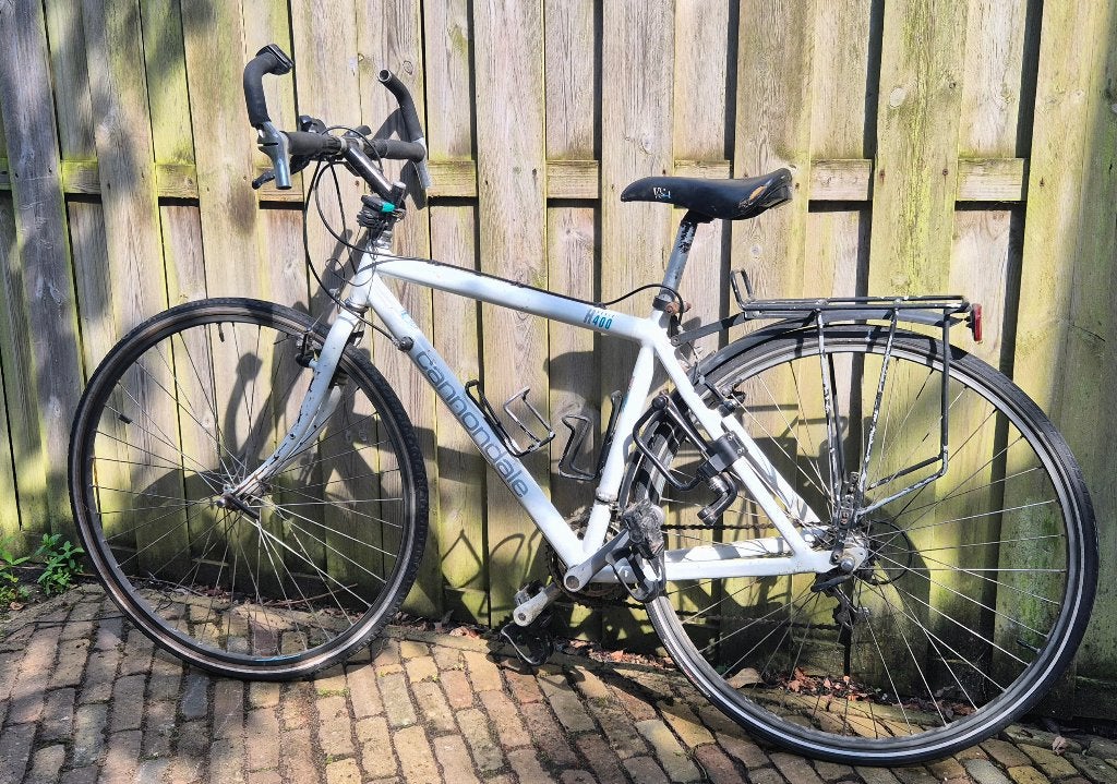 Fiets Cannondale dames hybride, Fietsen en Brommers, Fietsen | Dames | Damesfietsen, Ophalen, Gebruikt, Overige merken, Versnellingen