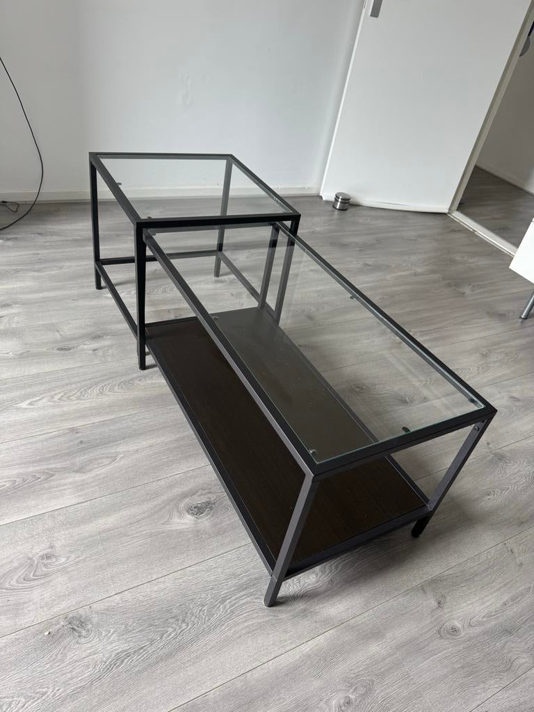 Salontafel vittsjo, Huis en Inrichting, Tafels | Salontafels, Ophalen, Gebruikt, 100 tot 150 cm, 50 tot 100 cm